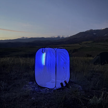 led light para attracking polillas y insectos during the night
